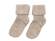 MP cotton socks light brown (3-pack)